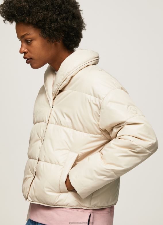 women_buff_pepe_jeans_shiny_padded_down_jacket_60j40124.jpg Women Buff Pepe Jeans Shiny Padded Down Jacket 60J40124 - Image 1