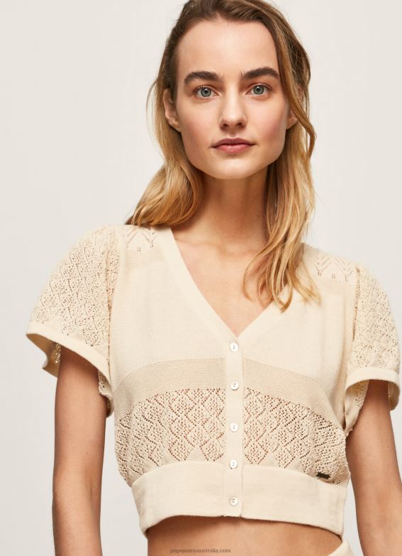 women_buttermilk_pepe_jeans_fine_knit_openwork_cardigan_60j40265.jpg Women Buttermilk Pepe Jeans Fine Knit Openwork Cardigan 60J40265 - Image 1