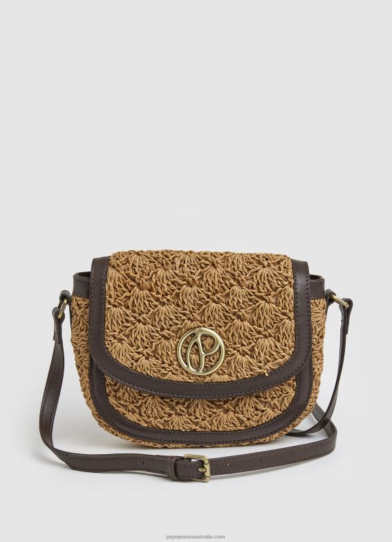 women_caramel_pepe_jeans_woven_straw_crossbody_bag_60j40742.jpg Women Caramel Pepe Jeans Woven Straw Crossbody Bag 60J40742 - Image 1