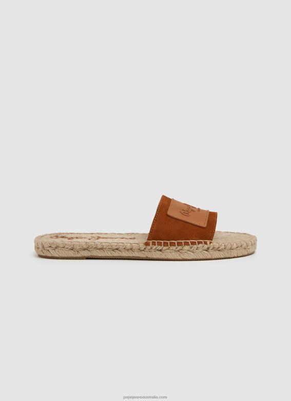women_cognac_pepe_jeans_siva_berry_leather_sandals_60j40682.jpg Women Cognac Pepe Jeans Siva Berry Leather Sandals 60J40682 - Image 1