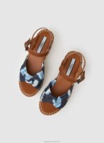 Women Deep Sea Pepe Jeans Witney Dye Wedge Sandals 60J40644 - Image 2