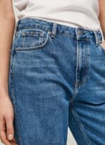 Women Denim Pepe Jeans Ani Relaxed Fit Midrise Jeans 60J4087 - Image 3