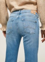 Women Denim Pepe Jeans Aubrey Midrise Slim Fit Jeans 60J4069 - Image 5