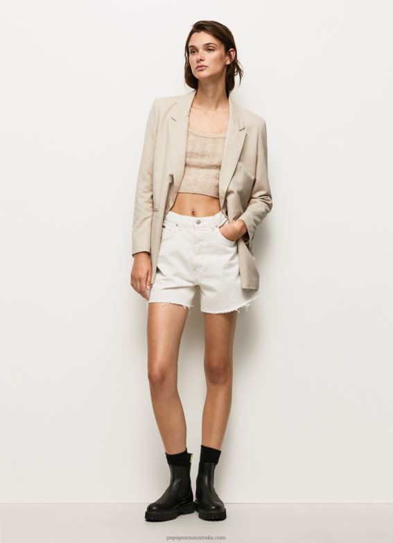 women_denim_pepe_jeans_balloon_fit_denim_shorts_60j40498.jpg Women Denim Pepe Jeans Balloon Fit Denim Shorts 60J40498 - Image 1