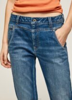 Women Denim Pepe Jeans Carey Midrise Relaxed Fit Jeans 60J4080 - Image 3