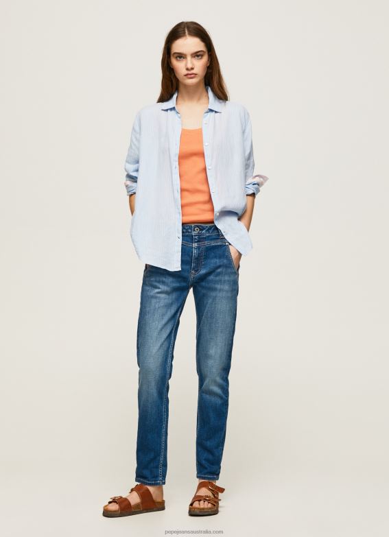 women_denim_pepe_jeans_carey_midrise_relaxed_fit_jeans_60j4080.jpg Women Denim Pepe Jeans Carey Midrise Relaxed Fit Jeans 60J4080 - Image 1