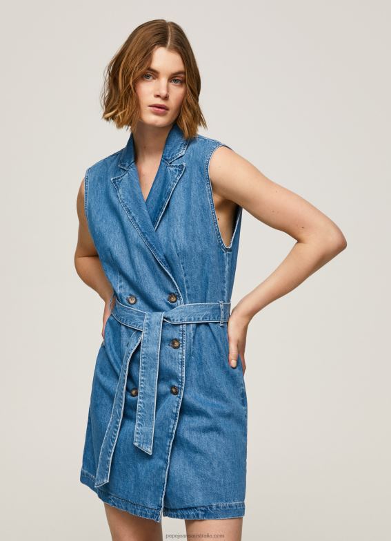 women_denim_pepe_jeans_carmen_short_denim_dress_60j40154.jpg Women Denim Pepe Jeans Carmen Short Denim Dress 60J40154 - Image 1