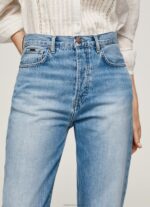 Women Denim Pepe Jeans Celyn Regular Fit High Waisted Jeans 60J4025 - Image 3