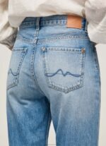 Women Denim Pepe Jeans Celyn Regular Fit High Waisted Jeans 60J4025 - Image 5