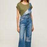 Women Denim Pepe Jeans Cotton Denim Overall 60J4098