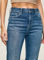 Women Denim Pepe Jeans Dion High Waisted Flared Fit Jeans 60J4060 - Image 3