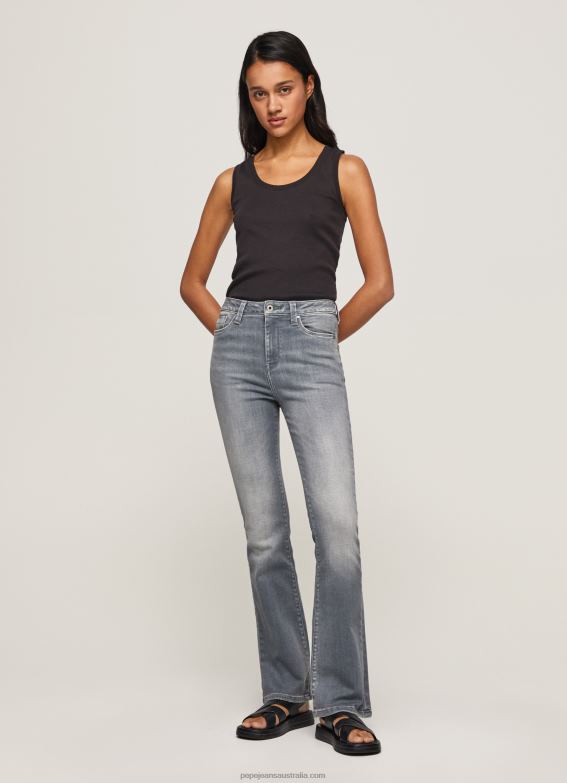 Women Denim Pepe Jeans Dion High Waisted Flared Fit Jeans 60J4063 - Image 1
