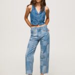 Women Denim Pepe Jeans Dover Loose Fit High Waisted Jeans 60J4088