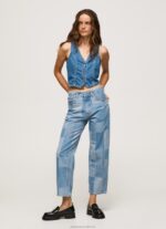 Women Denim Pepe Jeans Dover Loose Fit High Waisted Jeans 60J4088