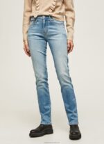 Women Denim Pepe Jeans Grace High Waisted Slim Fit Jeans 60J4067 - Image 2