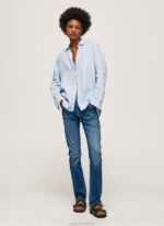 Women Denim Pepe Jeans Grace Slim Fit High Waisted Jeans 60J4070