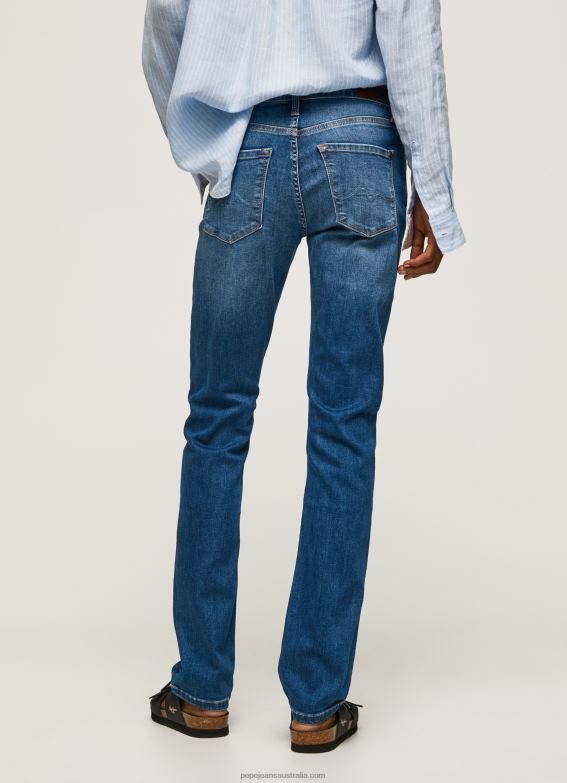 Women Denim Pepe Jeans Grace Slim Fit High Waisted Jeans 60J4070 - Image 4
