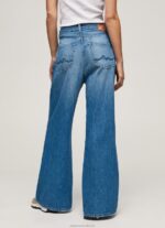 Women Denim Pepe Jeans Jaimy High Waisted Wide Fit Jeans 60J4079 - Image 4