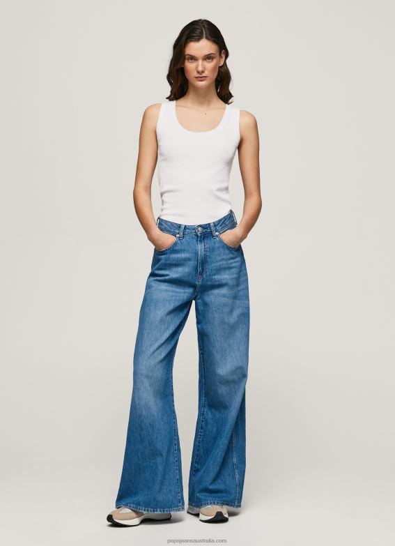women_denim_pepe_jeans_jaimy_high_waisted_wide_fit_jeans_60j4079.jpg Women Denim Pepe Jeans Jaimy High Waisted Wide Fit Jeans 60J4079 - Image 1