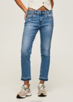 Women Denim Pepe Jeans Jolie Midrise Regular Fit Jeans 60J4020 - Image 2