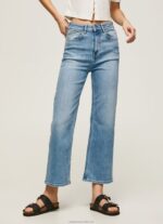 Women Denim Pepe Jeans Lexa Sky High Waisted Wide Fit Jeans 60J4090 - Image 2