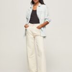 Women Denim Pepe Jeans Lexa Sky Wide Fit High Waist Jeans 60J4094