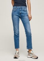 Women Denim Pepe Jeans Mary High Waisted Regular Fit Jeans 60J4018 - Image 2