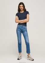 Women Denim Pepe Jeans Mary High Waisted Regular Fit Jeans 60J4018