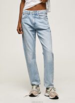 Women Denim Pepe Jeans Mary High Waisted Regular Fit Jeans 60J4019 - Image 2