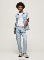 Women Denim Pepe Jeans Mary High Waisted Regular Fit Jeans 60J4019