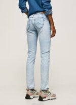 Women Denim Pepe Jeans New Brooke Midrise Regular Fit Jeans 60J4010 - Image 4