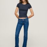 Women Denim Pepe Jeans New Gen Midrise Regular Fit Jeans 60J4012