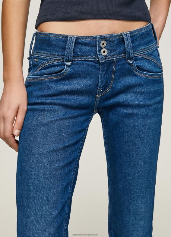 Women Denim Pepe Jeans New Gen Midrise Regular Fit Jeans 60J4012 - Image 3