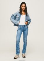 Women Denim Pepe Jeans New Gen Midrise Regular Fit Jeans 60J4013