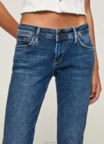 Women Denim Pepe Jeans New Pimlico Regular Fit Mid Waist Jeans 60J4036 - Image 3