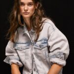 Women Denim Pepe Jeans Oversized Denim Jacket 60J40125