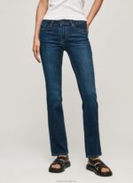 Women Denim Pepe Jeans Piccadilly Slim Fit Midrise Jeans 60J4065 - Image 2