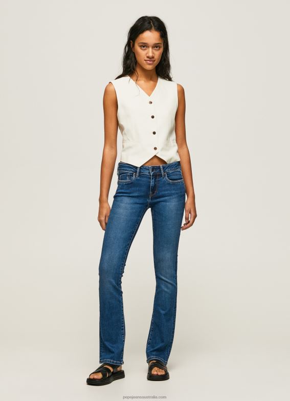 women_denim_pepe_jeans_piccadilly_slim_fit_midrise_jeans_60j4071.jpg Women Denim Pepe Jeans Piccadilly Slim Fit Midrise Jeans 60J4071 - Image 1