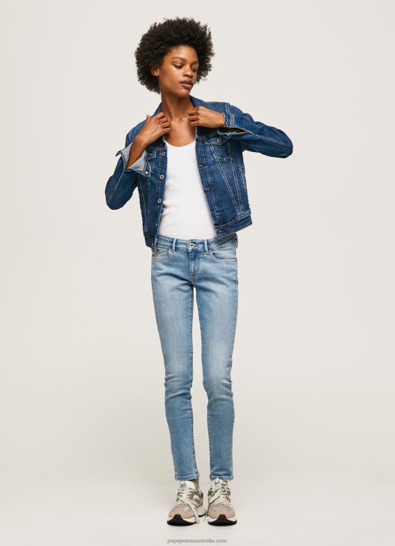 women_denim_pepe_jeans_pixie_midrise_skinny_fit_jeans_60j4042.jpg Women Denim Pepe Jeans Pixie Midrise Skinny Fit Jeans 60J4042 - Image 1