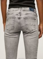 Women Denim Pepe Jeans Pixie Midrise Skinny Fit Jeans 60J4043 - Image 5