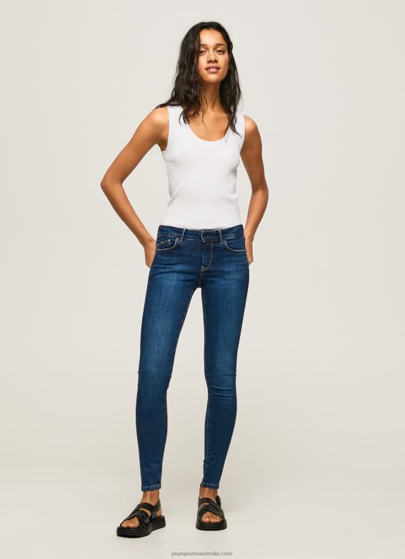 women_denim_pepe_jeans_pixie_midrise_skinny_fit_jeans_60j4044.jpg Women Denim Pepe Jeans Pixie Midrise Skinny Fit Jeans 60J4044 - Image 1