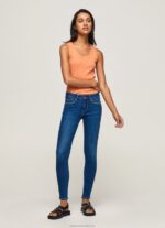 Women Denim Pepe Jeans Pixie Midrise Skinny Fit Jeans 60J4050