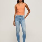 Women Denim Pepe Jeans Regent High Waisted Skinny Fit Jeans 60J4052