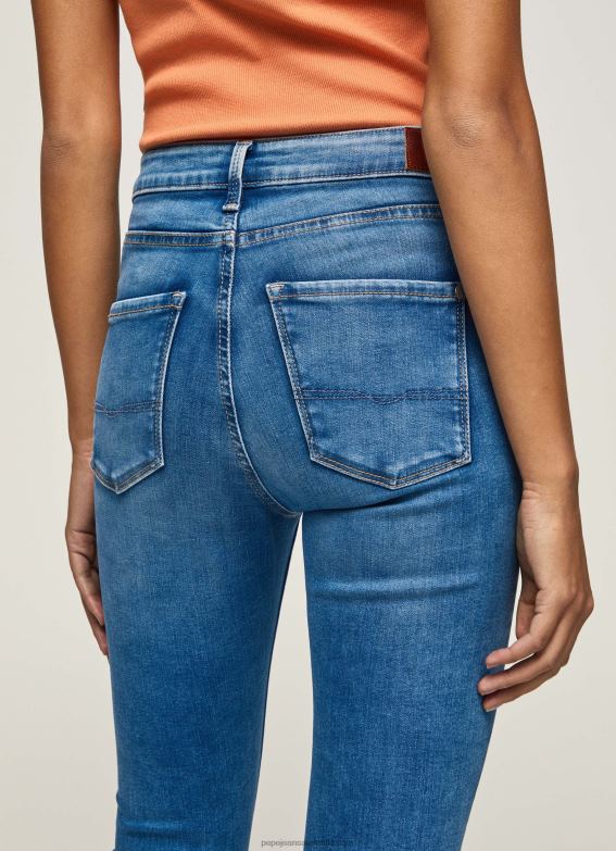 Women Denim Pepe Jeans Regent Skinny Fit High Waist Jeans 60J4058 - Image 5