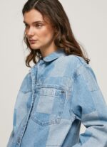 Women Denim Pepe Jeans Regular Fit Denim Overshirt 60J40352 - Image 2
