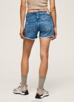 Women Denim Pepe Jeans Regular Fit Denim Shorts 60J40103 - Image 4