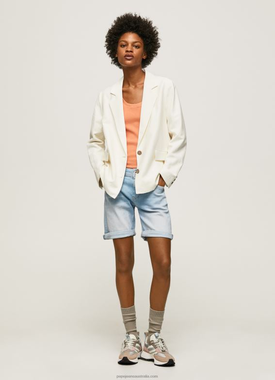 women_denim_pepe_jeans_regular_fit_denim_shorts_60j40499.jpg Women Denim Pepe Jeans Regular Fit Denim Shorts 60J40499 - Image 1