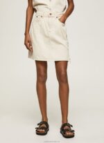 Women Denim Pepe Jeans Regular Fit Denim Skirt 60J40474 - Image 2