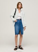 Women Denim Pepe Jeans Regular Fit Denim Skirt 60J40485