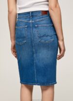 Women Denim Pepe Jeans Regular Fit Denim Skirt 60J40485 - Image 5